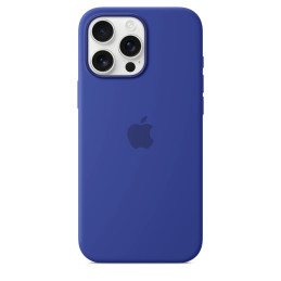 Etui Apple Silicone Case MagSafe do iPhone 16 Pro Max niebieskie