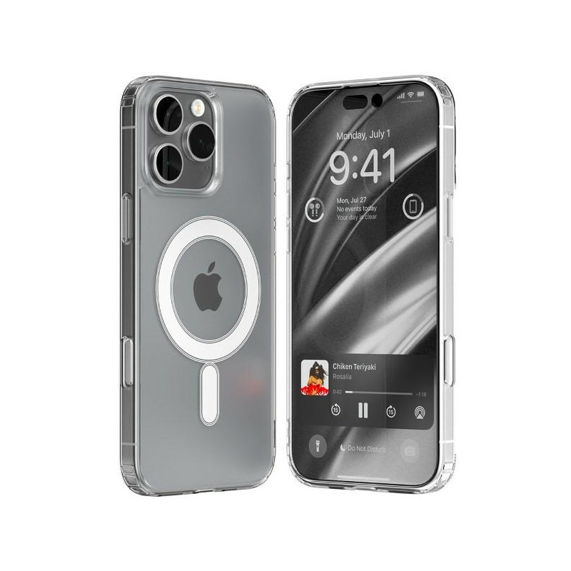 Etui Mercury Jelhard do MagSafe do iPhone 16 Pro Max, przezroczyste