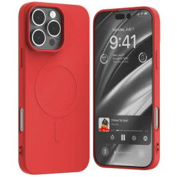Etui Mercury MagSafe Semi-Silicone do iPhone 16 Pro Max, czerwony /red