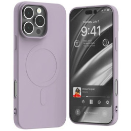Etui Mercury MagSafe Semi-Silicone do iPhone 16 Pro Max, liliowy fiolet /lilac purple