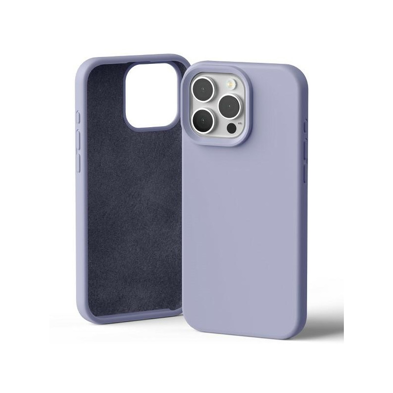 Etui Mercury Silicone do iPhone 16 Pro Max lawendowy/lavender