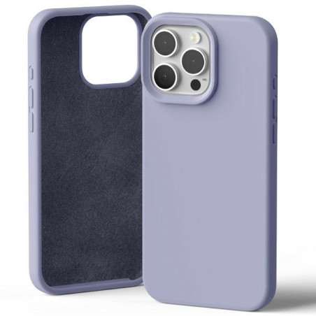 Etui Mercury Silicone do iPhone 16 Pro Max lawendowy/lavender