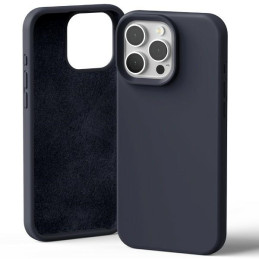 Etui Mercury Silicone do iPhone 16 Pro Max granatowy/navy