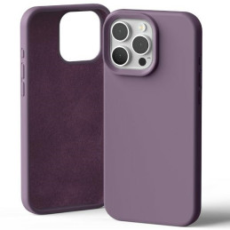 Etui Mercury Silicone do iPhone 16 Pro Max fioletowy /purple