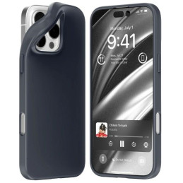 Etui Mercury Soft do iPhone 16 Pro Max, niebieski/midnight blue