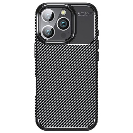 Etui Beline Carbon Armor do iPhone 16 Pro Max, czarne