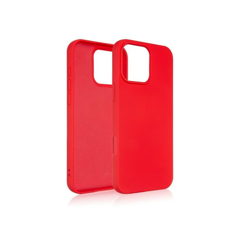 Etui Beline Silicone do iPhone 16 Pro Max czerwone