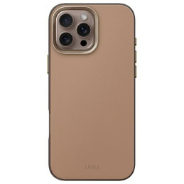 Etui UNIQ Lyden DS do iPhone 16 Pro Max, brązowo-szare