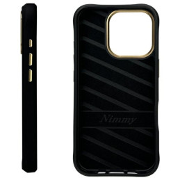 Etui Nimmy Glasses Cool Dog do iPhone 16 Pro Max, czarny/black