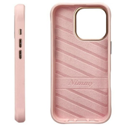 Etui Nimmy  Cool&Cute 2.0 Cat do iPhone 16 Pro Max, różowy/pink