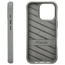 Etui Nimmy Cool&Cute 2.0 Bear do iPhone 16 Pro Max, szary/gray