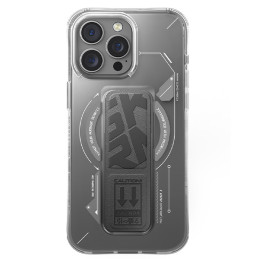 Etui z podstawką Skinarma Helio do MagSafe do iPhone 16 Pro Max titanium