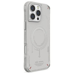Etui Skinarma Mecha do MagSafe do iPhone 16 Pro Max  jasno szare