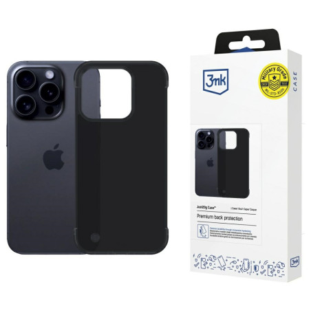 Etui 3MK Just20g Matt Case do iPhone 16 Pro Max, czarne