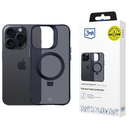 Etui 3mk Smoke Case Mag&Stand do iPhone 16 Pro Max