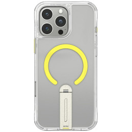 Etui z obrotową podstawką Skinarma Helix do MagSafe do iPhone 16 Pro Max przezroczyste