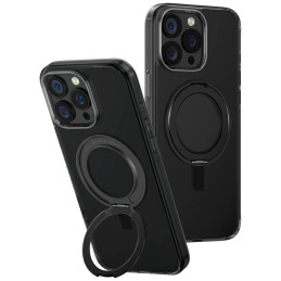 Etui UNIQ Swivix 360 Rotating Kickstand do iPhone 16 Pro Max, czarne