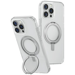 Etui UNIQ Swivix 360 Rotating Kickstand do iPhone 16 Pro Max, przezroczyste