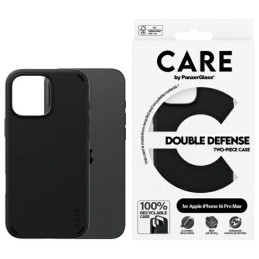 Etui CARE by PanzerGlass Feature Double Defense do iPhone 16 Pro Max, czarne