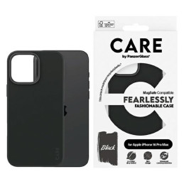 Etui CARE by PanzerGlass Fashion do MagSafe do iPhone 16 Pro Max, czarne