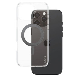 Etui CARE by PanzerGlass Feature Kickstand do MagSafe do iPhone 16 Pro Max, czarne