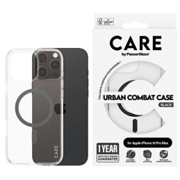 Etui CARE by PanzerGlass Flagship do MagSafe do iPhone 16 Pro Max, czarne