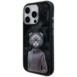 Etui Nimmy Magnetic fashion cute pet MagSafe do iPhone 16 Pro Max czarny