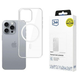 Etui 3MK MagCase do  iPhone 16 Pro, przezroczyste do Magsafe