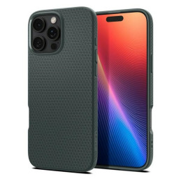 Etui Spigen Liquid Air do iPhone 16 Pro, zielony/abyss green