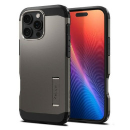 Etui Spigen Tough Armor do MagSafe do iPhone 16 Pro, stalowe