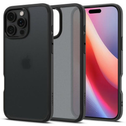 Etui Spigen Ultra Hybrid do iPhone 16 Pro, półprzezroczysto-czarne