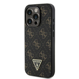 Etui Guess New 4G Triangle do iPhone 16 Pro, czarne
