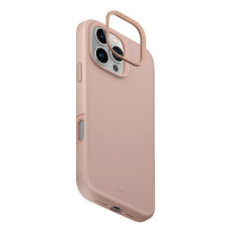 Etui UNIQ Lino Hue MagSafe do iPhone 16 Pro, różowe