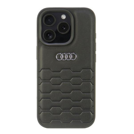 Etui Audi Synthetic Leather do iPhone 16 Pro, czarne