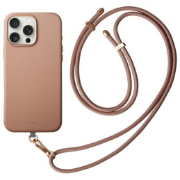 Etui ze smyczką UNIQ Coehl Muse do MagSafe do iPhone 16 Pro, dusty nude
