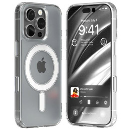 Etui Mercury Jelhard do MagSafe do iPhone 16 Pro, przezroczyste