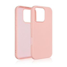 Etui Beline Silicone do iPhone 16 Pro różowo-złote
