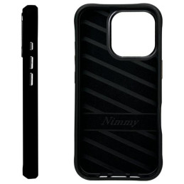 Etui Nimmy Cool&Cute 2.0 Dog do iPhone 16 Pro, czarny/black