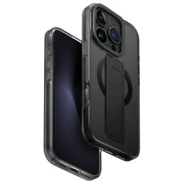 Etui UNIQ Heldro Max MagSafe do iPhone 16 Pro, czarne