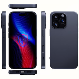 Etui 3MK Matt Case Pro do iPhone 16 Pro, czarne