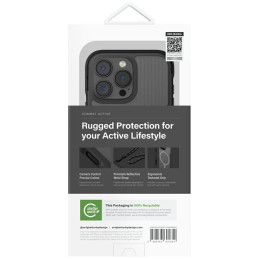 Etui UNIQ Combat Active do MagSafe do iPhone 16 Pro, czarne