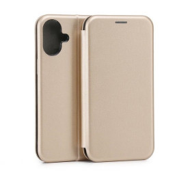Etui Beline Book Magnetic do iPhone 16 Plus złote