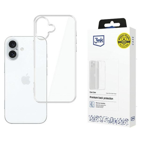 Etui 3MK Clear Case do iPhone 16 Plus, przezroczyste