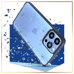 Etui 3MK SatinArmor+ Case do iPhone 16 Plus, przezroczyste z fioletową ramką