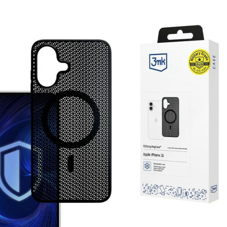 Etui 3mk COOLing MagCase do iPhone 16 Plus, czarne