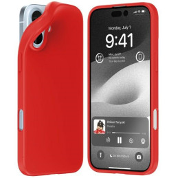 Etui Mercury Soft do iPhone 16 Plus, czerwony