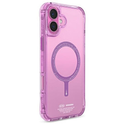 Etui Skinarma Saido do MagSafe do iPhone 16 Plus różowe