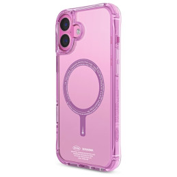 Etui Skinarma Saido do MagSafe do iPhone 16 Plus różowe