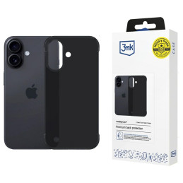 Etui 3MK Just20g Matt Case do iPhone 16 Plus, czarne