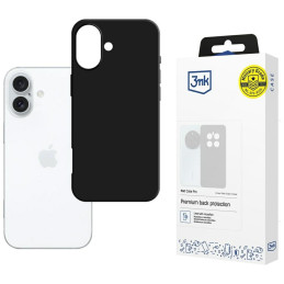 Etui 3MK Matt Case Pro do iPhone 16 Plus, czarne